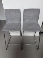 Ikea Barkruk 2x Volfgang Lillanas Ikea licht grijs, Huis en Inrichting, Barkrukken, Met voetsteun, 60 tot 90 cm, Ophalen of Verzenden