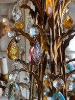 Italiaanse kroonluchter hanglamp gekleurde pegels, Antiek en Kunst, Antiek | Lampen, Ophalen