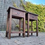 Stoere nieuwe teakhouten nachtkastjes | Pimpskuorke Ureterp, Ophalen, Nieuw
