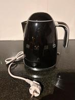 SMEG Waterkoker Zwart - Gebruikt, kleine beschadiging, Witgoed en Apparatuur, Waterkokers, 1 tot 2 liter, Ophalen of Verzenden