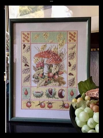 🌿 Lijst, Marjolein Bastin,”GEBORDUURD HERFST TAFEREEL”🌿 beschikbaar voor biedingen
