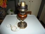 brocante voeten van tafellampen koper-hout- aardewerk, Antiek en Kunst, Ophalen of Verzenden