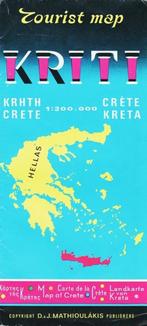 Kaart Griekenland, Kreta., 2000 tot heden, Europa Overig, Ophalen of Verzenden, Landkaart