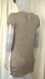 SUMMER SALE ! €9.95🫣 MARC CAIN stretch top taupe kleur mt L, Maat 38/40 (M), Verzenden, Beige, Zo goed als nieuw