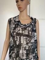 F102 Miss Etam maat S=36/38 jurk grijs/zwart/wit, Ophalen of Verzenden, Zo goed als nieuw, Knielengte, Maat 36 (S)