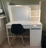 MICKE Bureau van IKEA , wit, 105x50 cm, Huis en Inrichting, Bureaus, Ophalen, Gebruikt