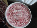 BOCH     TEADRINKER bord   rood, Antiek en Kunst, Verzenden