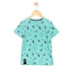 Name It jongens top shirt t-shirt turquoise zwart 134-140, Name it, Nieuw, Ophalen of Verzenden, Shirt of Longsleeve
