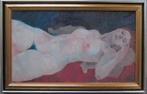 ==liggend naakt==GESIGNEERD==, Antiek en Kunst, Kunst | Schilderijen | Klassiek, Ophalen