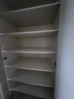 Witte Kast met Planken, Huis en Inrichting, Kasten | Kledingkasten, Ophalen, Overige materialen, Met deur(en), 100 tot 150 cm