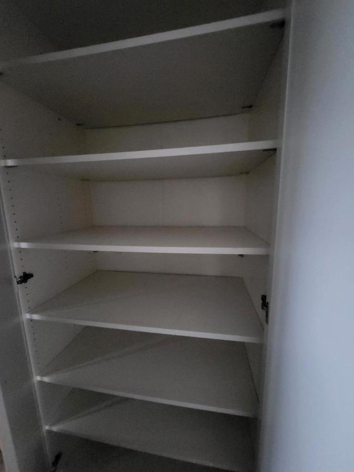 Witte Kast met Planken, Huis en Inrichting, Kasten | Kledingkasten, Zo goed als nieuw, 200 cm of meer, 100 tot 150 cm, 50 tot 75 cm