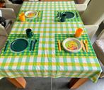 Picknick kleed met borden bekers en bestek, Huis en Inrichting, Ophalen of Verzenden, Zo goed als nieuw, Rechthoek, Buiten