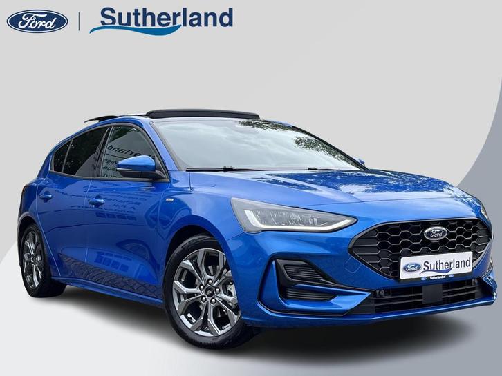 Ford Focus 1.0 EcoBoost Hybrid ST Line X Automaat | Panorama, Auto's, Ford, Bedrijf, Te koop, Focus, ABS, Achteruitrijcamera, Adaptive Cruise Control