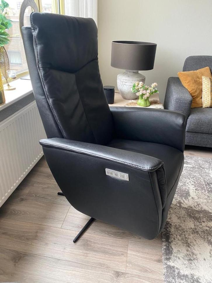 Hukla model Bern Relaxstoelen, Huis en Inrichting, Fauteuils, Zo goed als nieuw, Leer, Minder dan 50 cm, 75 tot 100 cm, Ophalen