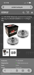 5x100 naar 5x112 Ombouwset MK4 4-Motion/TT Quattro, Ophalen of Verzenden, Nieuw, Volkswagen