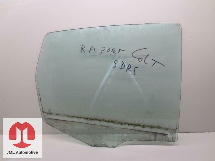 PORTIERRUIT PORTIERRAAM RUIT RECHTS ACHTER MITSUBISHI COLT, Auto-onderdelen, Ruiten en Toebehoren, Mitsubishi, Gebruikt, Ophalen of Verzenden