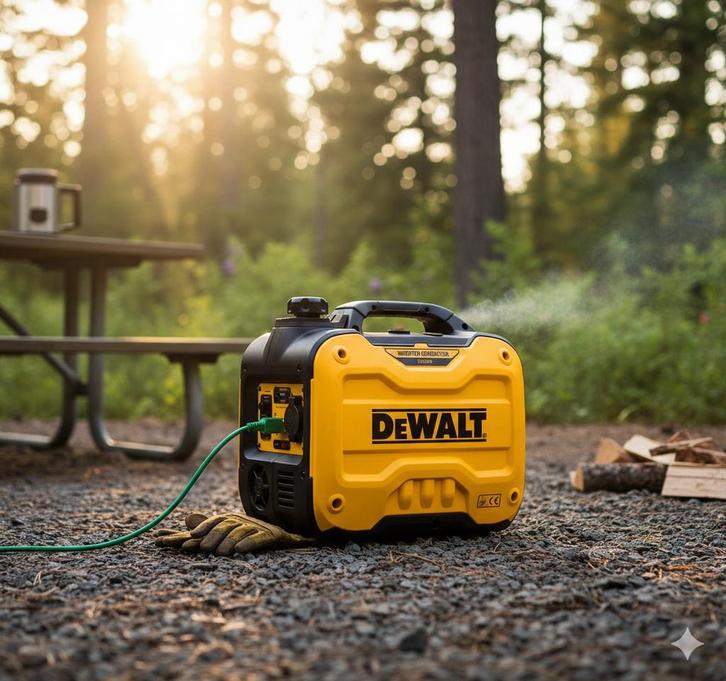 DeWalt DXGNI20e Inverter Generator - Nieuwstaat!, Doe-het-zelf en Verbouw, Aggregaten, Nieuw, Benzine, Minder dan 5 kVA, Elektrisch startend
