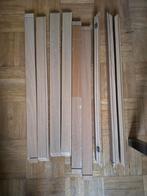 Beuken zijlatten voor Kewlox kast, lengte 60 cm, Ophalen, Gebruikt