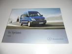 brochure Mercedes Sprinter Combi  2011, Ophalen of Verzenden, Nieuw, Overige merken