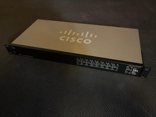 CISCO SG200-18 - 18 Port Gigabit Smart Switch, Computers en Software, Netwerk switches, Gebruikt, Ophalen of Verzenden