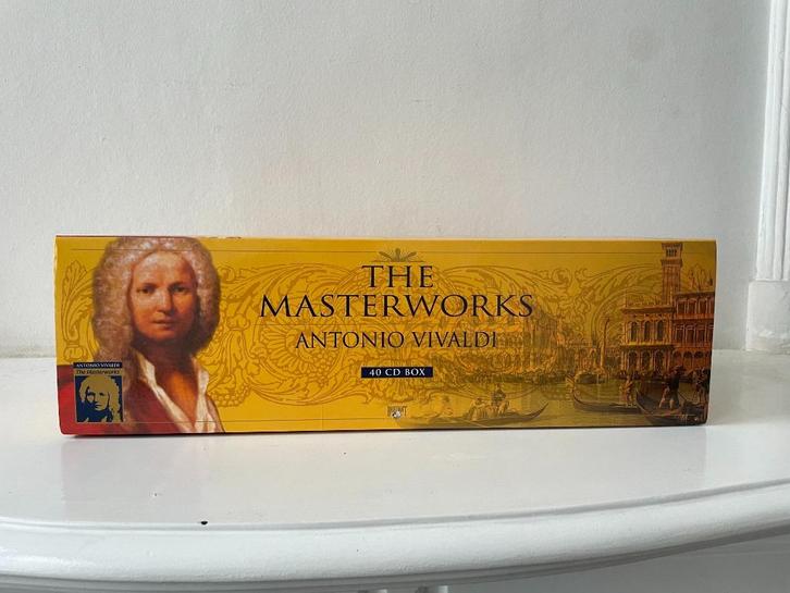 40 CD Box Vivaldi Masterworks, Cd's en Dvd's, Cd's | Klassiek, Zo goed als nieuw, Overige typen, Romantiek, Ophalen of Verzenden