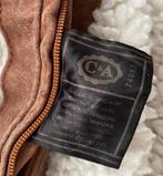 Retro Mancave Brutalisme Pop Flower Power winterjas, Ophalen, Bruin, Maat 56/58 (XL), C&A