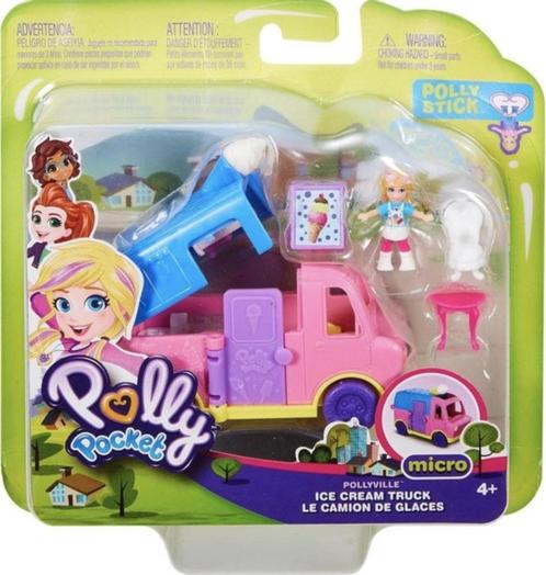 Nieuw Polly Pocket Pollyville Ijscowagen, Verzamelen, Poppetjes en Figuurtjes, Nieuw, Ophalen of Verzenden