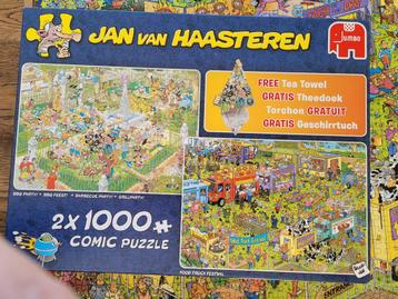 Jan van haasteren 2x1000 stukjes beschikbaar voor biedingen