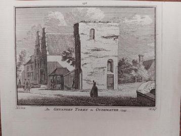 258 / De Gevangen poort te Pudewater H. Spilman 18e eeuw beschikbaar voor biedingen