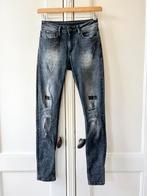 Pure White heren skinny jeans ripped donkergrijs, maat 27, Kleding | Heren, Spijkerbroeken en Jeans, Ophalen of Verzenden, Zo goed als nieuw