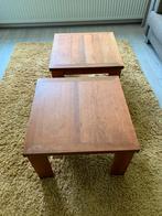Houten salontafels, Huis en Inrichting, Ophalen, Gebruikt, Vierkant, 50 tot 100 cm
