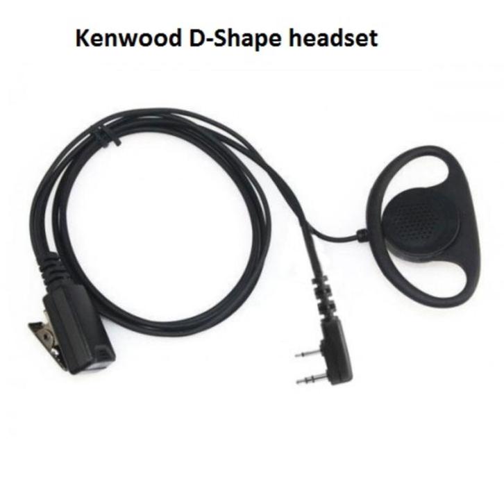 Kenwood Baofeng D Shape headset | NIEUW, Telecommunicatie, Portofoons en Walkie-talkies, Nieuw, Toebehoren, Minder dan 2 km, Handsfree-functie
