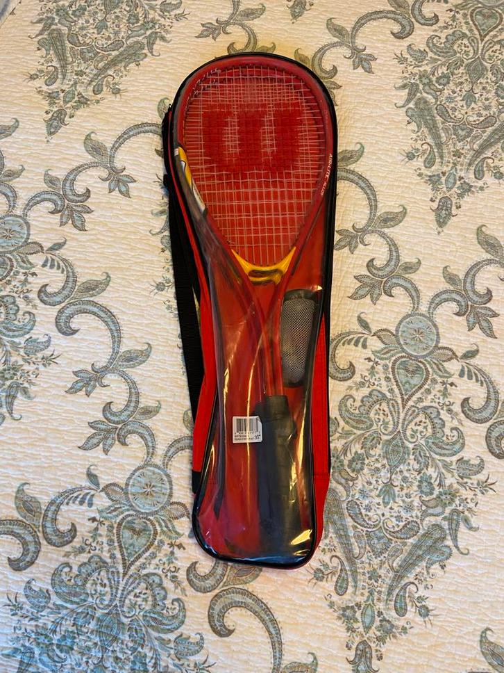 2x Wilson Hyper Team 300 Squash Rackets Set, Sport en Fitness, Squash, Zo goed als nieuw, Racket, Met hoes, Ophalen of Verzenden