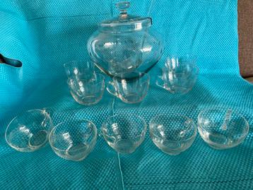 Art Deco Bowlset uit de jaren '30 beschikbaar voor biedingen