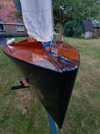 Vaurien zeilbootje + 2pk Honda buitenboordmotor, Ophalen, Gebruikt, Overige typen, Hout