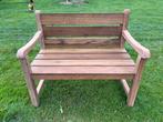 Tuinbank hardhout azobè en wenge hout, Tuin en Terras, Tuinbanken, Ophalen, Zo goed als nieuw, Hout