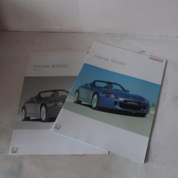 Honda S2000 folder NL tekst plus prijslijst documentatie beschikbaar voor biedingen