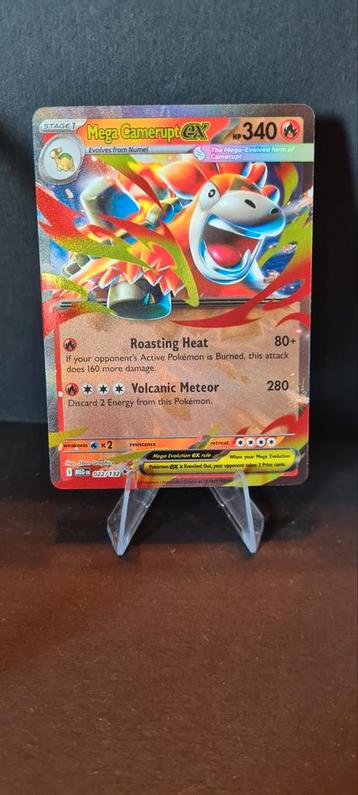Mega Camerupt EX # 022 Mega evolution beschikbaar voor biedingen