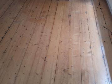 Vloerhout, grenen, ca 37,m2, 18,2cm breed, 2,8 cm dik beschikbaar voor biedingen