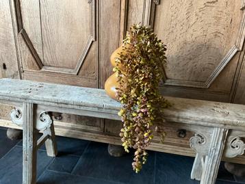 NIEUW gave set metalen vaas met hangende eucalyptus beschikbaar voor biedingen