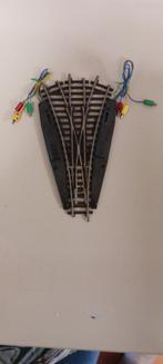 Marklin 2270: 3-weg wissel met vaste aandrijving, Wisselstroom, Gebruikt, Rails, Ophalen of Verzenden