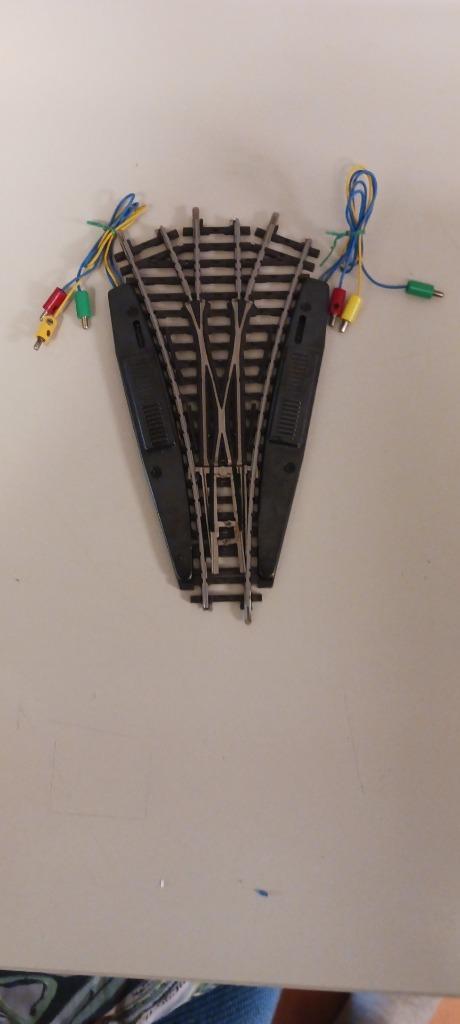 Marklin 2270: 3-weg wissel met vaste aandrijving, Hobby en Vrije tijd, Modeltreinen | H0, Gebruikt, Rails, Wisselstroom, Märklin