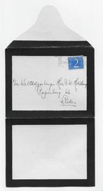 Rouwbrief in de vorm als Postblad verzonden., Ophalen of Verzenden, Briefkaart
