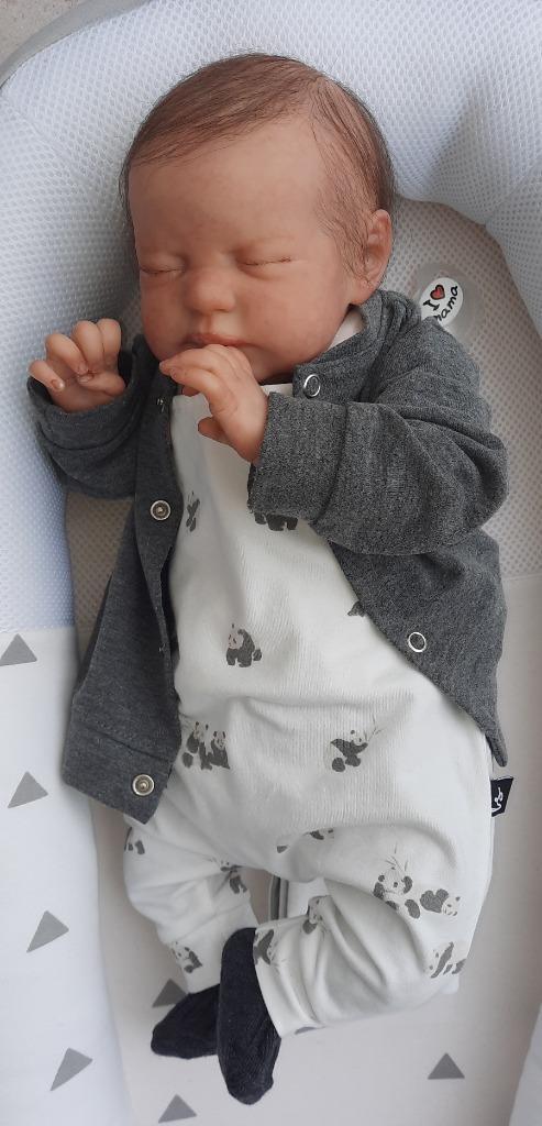Reborn baby Mireya by Sheila Mrofka., Verzamelen, Poppen, Nieuw, Babypop, Levensecht of Reborn, Ophalen of Verzenden