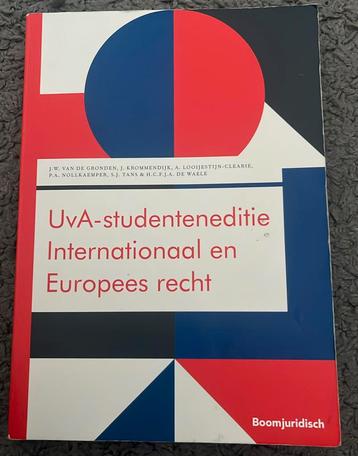 UvA-studenteneditie Internationaal en Europees recht beschikbaar voor biedingen