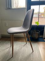 2 grijze stoelen, Ophalen, Gebruikt, Twee, Stof