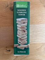 Houten Tumbling Tower/Mini Jenga toren -Nieuw in Verpakking!, Een of twee spelers, Ophalen of Verzenden, Nieuw, Reisspel