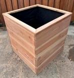 Plantenbak Groot - houten Douglas bloembak 75x75x85, Tuin en Terras, Bloembakken en Plantenbakken, Ophalen, Nieuw, Hout, Balkon