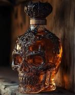 Prachtige glazen Whisky karaf Schedel (320ml), Verzamelen, Glas en Borrelglaasjes, Ophalen of Verzenden, Nieuw, Overige typen
