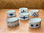 6 Delfts blauw geëmailleerde servet houders, Ophalen of Verzenden